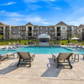 Swimming pool and outdoor patio