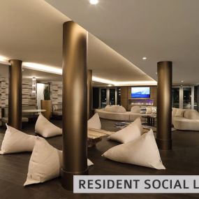 Resident social lounge