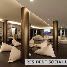 Resident social lounge