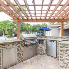 Pergola with Gas Grill