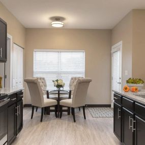 Kitchen and dining area