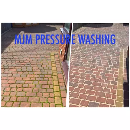 Logo de MJM Pressure Washing Est.2016