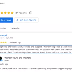 We firmly believe that the best way to get to know us and our work, is by reading what our customers write about us. We're proud of our 4.8-Star Rating on Google and encourage to see our reviews.