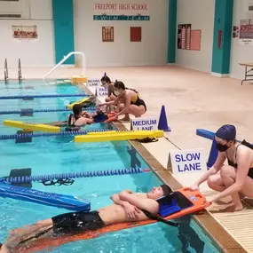 Are you interested in swimming lessons? Come take a look at our program at Aquatic Solutions! We have the best instructors with various aquatic backgrounds. We'll do an evaluation session to see what your needs are and create a plan customized to your level. You could not have found a better way to learn!
