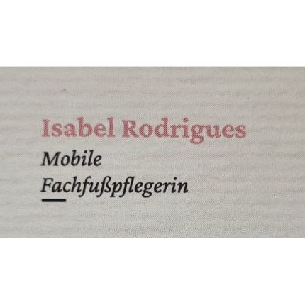 Logo from Mobile Fusspflege - Isabel Rodrigues