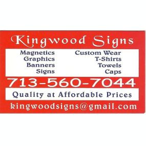 Bild von Kingwood Signs