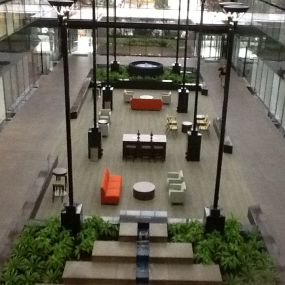 Atrium Remodel with Fountain - Right Choice Development & Construction