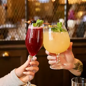 Unique specialty cocktails and drinks at the Wolf by Vanderpump Lake Tahoe.