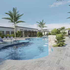 Rendering of the pool