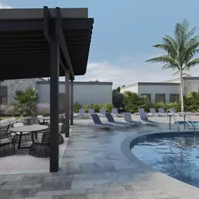 Rendering of the pool