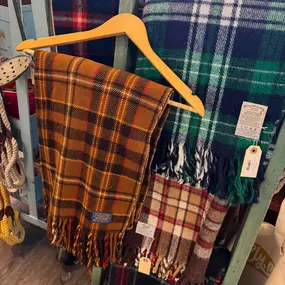 Definitely have a plaid problem. Love me some vintage wool blankets.