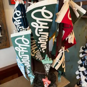 I love pennants!! They are classic. Here are some cute Ely, Minn ones you can take home.