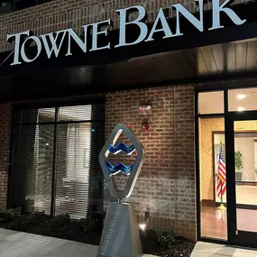 We are proud to support local artists. This fine piece of artwork stands just outside of our Downtown Cary office and was carefully designed by Matt Fine.