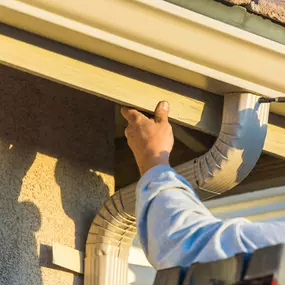 Upgrade to seamless gutters from Home Genius Exteriors – Designed to efficiently manage rainwater and enhance your home’s exterior.