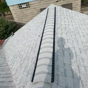 Composite shingle roof