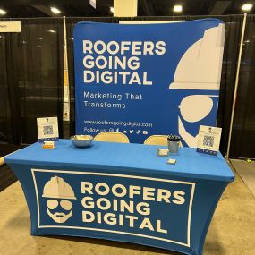 Roofers Going Digital conference booth