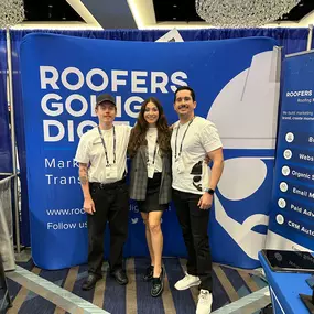 Roofers Going Digital Team at a conference