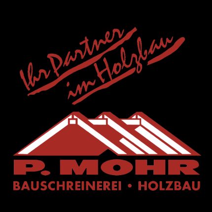 Logotyp från P. Mohr e. K. Bauschreinerei-Holzbau