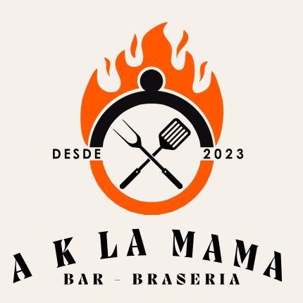 Logotipo de A K La Mama