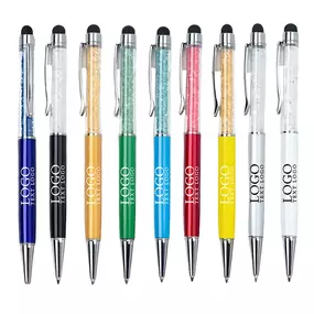 Promotional Crystal Stylus Retractable Ballpoint Pen