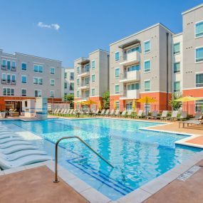 resort style pool