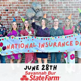 Come celebrate National Insurance Day with the team THIS Friday, June 28th from 12-4pm! 
We will be celebrating with FREE snow-cones and lemonade to cool off your summer!!