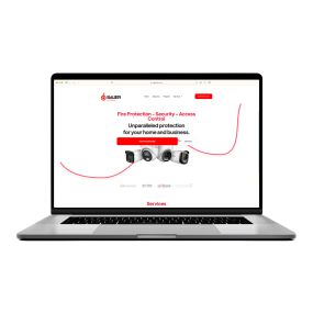 Bauer Fire and Security Website Design