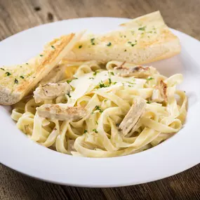 Fettuccine Alfredo with Grilled Chicken