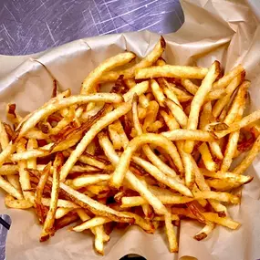 Hand cut french fries