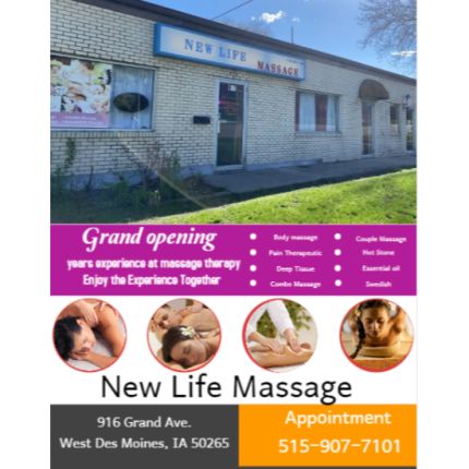 Logo van New Life Massage