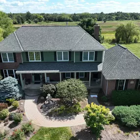 Siding installation and roof replacement project we completed in Barrington, Illinois.