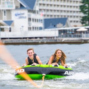 Tube Rentals at Margaritaville Boat Rentals Marina Store