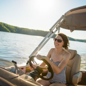 Pontoon Rentals at Margaritaville Boat Rentals Marina Store