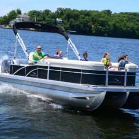 Pontoon Boat Rentals at Margaritaville Boat Rentals Marina Store