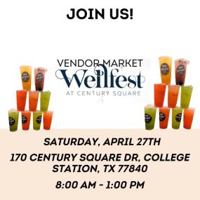 Vendor Market Wellfest!