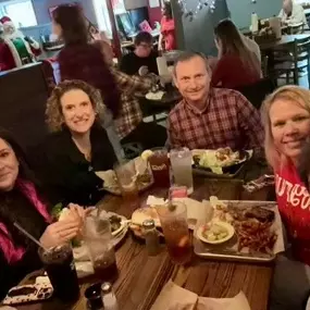 We truly are a family!  We enjoyed a holiday lunch together yesterday. It is great spending time together outside of office hours with these amazing people!