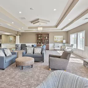 Comfortable sitting Areas- Hampton Manor of Vanburen Assisted Living Community in Michigan