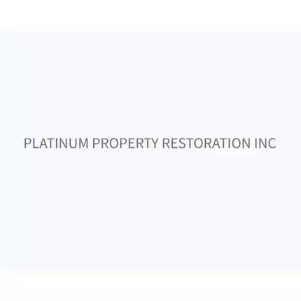 Logo fra Platinum Property Restoration FL