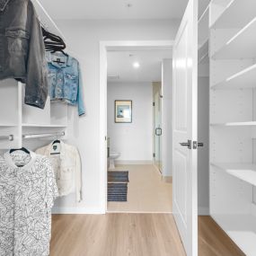 Walk In Closets at The Marc Luxury Apartments in Palm Beach Gardens FL