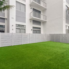 Pet Park at The Marc Luxury Apartments in Palm Beach Gardens FL