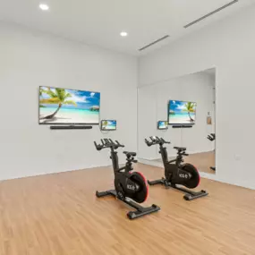 Yoga and Spin Studio at The Marc Luxury Apartments in Palm Beach Gardens FL