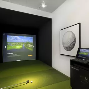 Golf Simulator at The Marc Luxury Apartments in Palm Beach Gardens FL