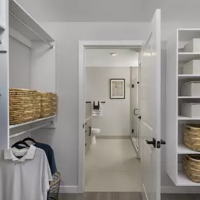 Walk-In Closets at The Marc Luxury Apartments in Palm Beach Gardens FL