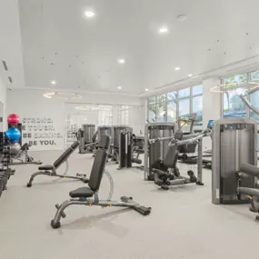 Fitness Center at The Marc Luxury Apartments in Palm Beach Gardens FL