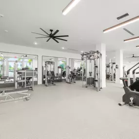 Fitness Center at Vista Sur luxury apartments in Naranja, FL