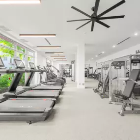 Fitness Center at Vista Sur luxury apartments in Naranja, FL