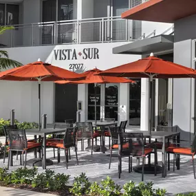 Outdoor Seating Areas at Vista Sur luxury apartments in Homestead, FL