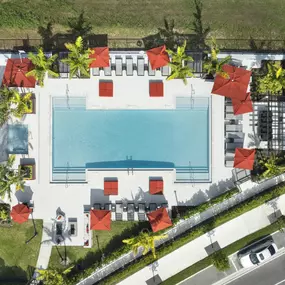 Resort-Style Pool Deck at Vista Sur luxury apartments in Homestead, FL