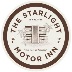 The Starlight Motor Inn is a restored and reimagined midcentury motel in the heart of North Charleston, SC. Independently-owned and operated by a native of Charleston! With a private swimming pool, cocktail lounge, and a host of 