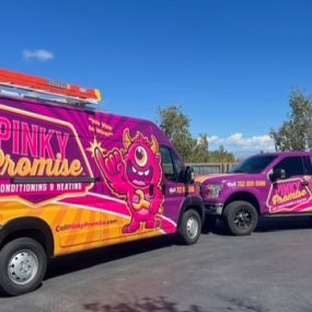 Pinky Promise HVAC Las Vegas Trucks